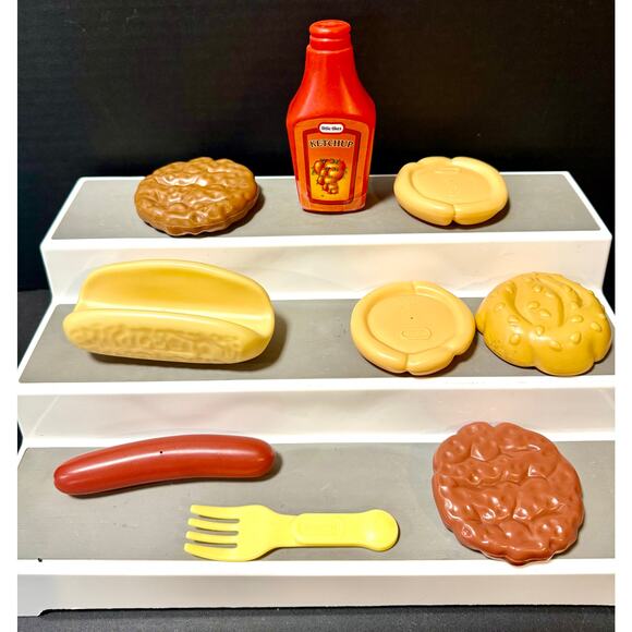 Little Tikes sizzle & Serve grill play food replacement pretend kitchen - Picture 1 of 4